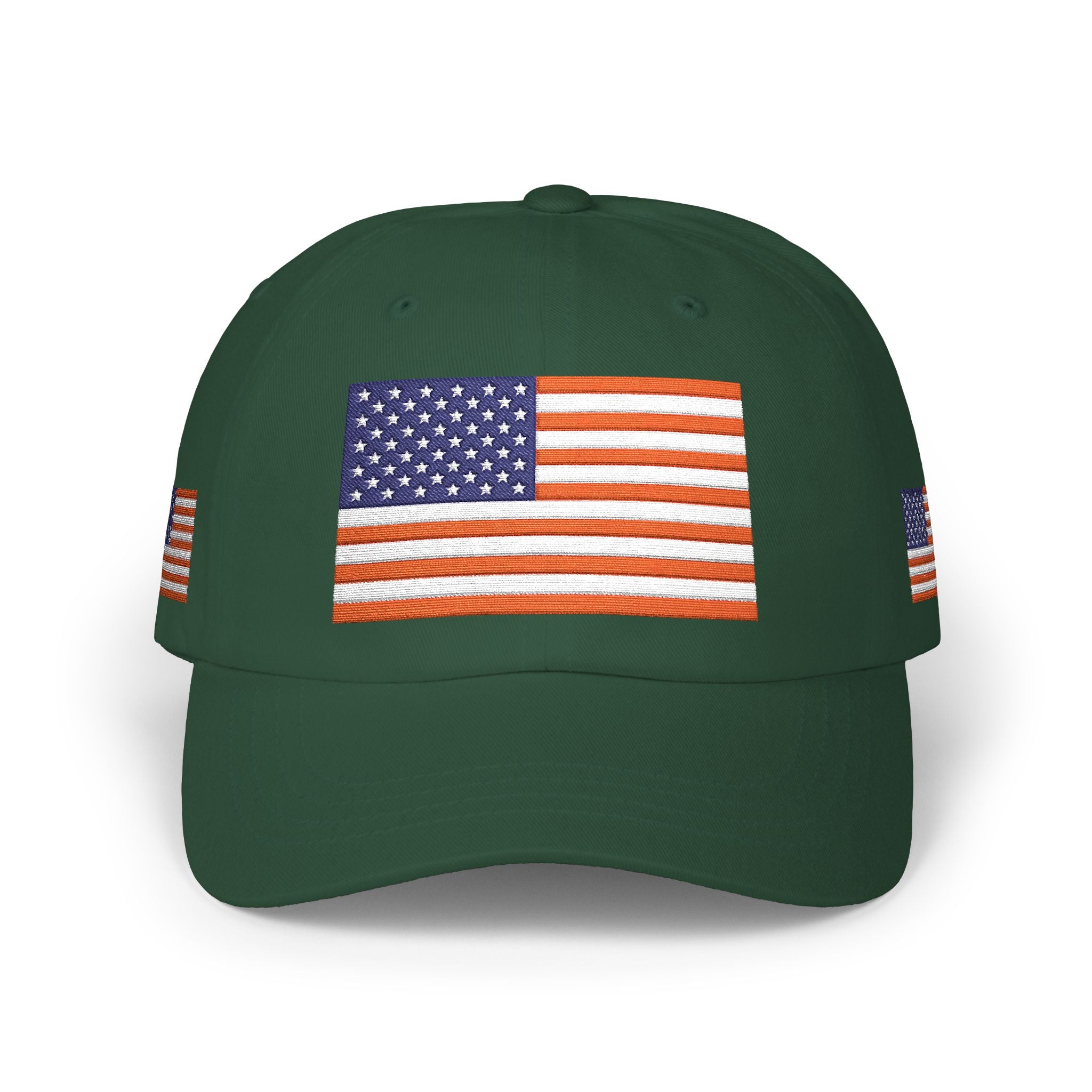 Embroidered American Flag Dad Cap — Patriotic Classic Baseball Hat