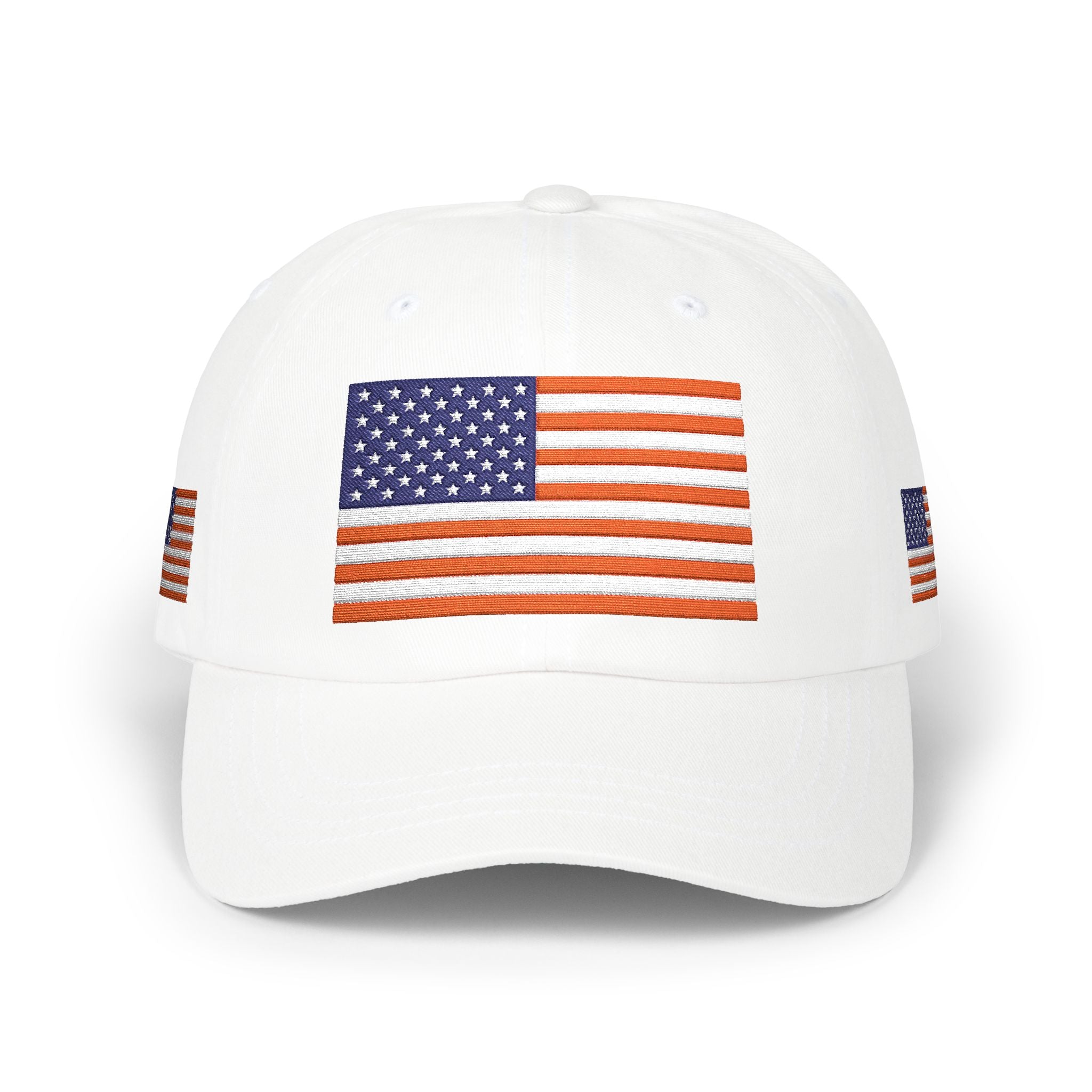 Embroidered American Flag Dad Cap — Patriotic Classic Baseball Hat