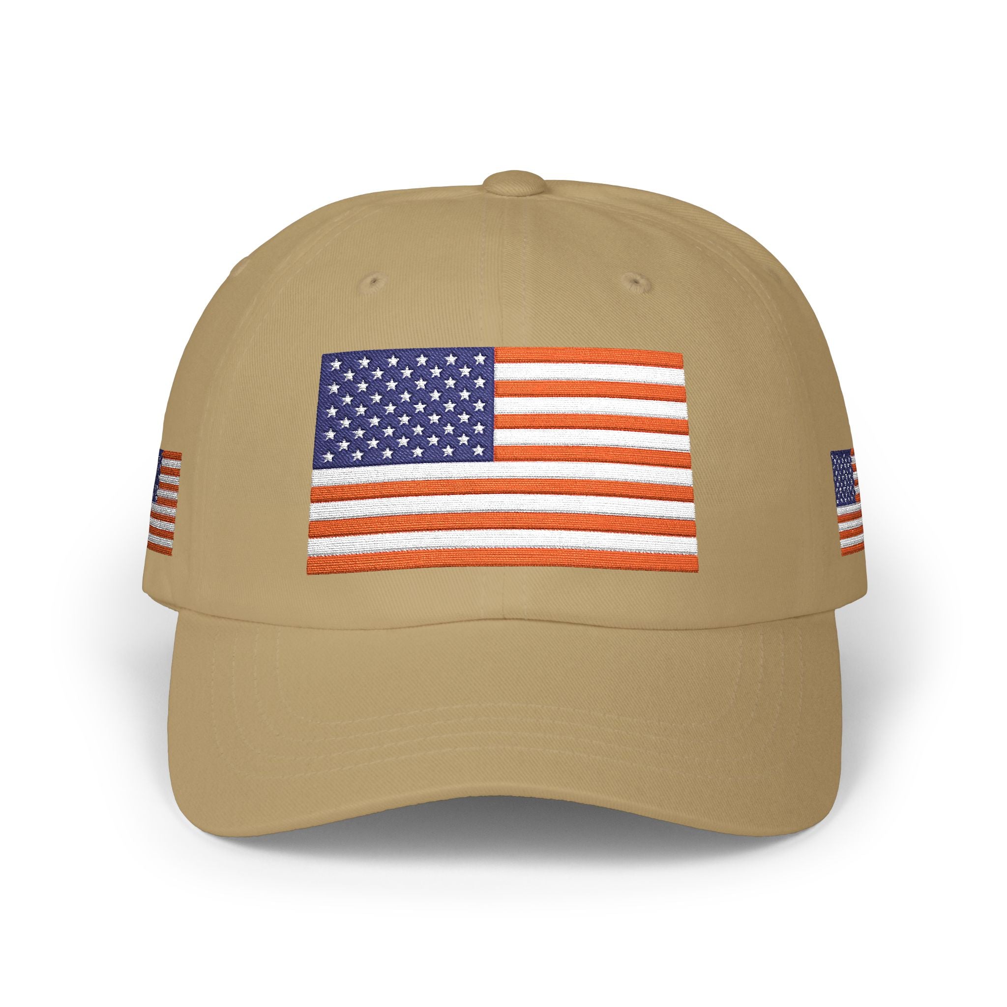 Embroidered American Flag Dad Cap — Patriotic Classic Baseball Hat