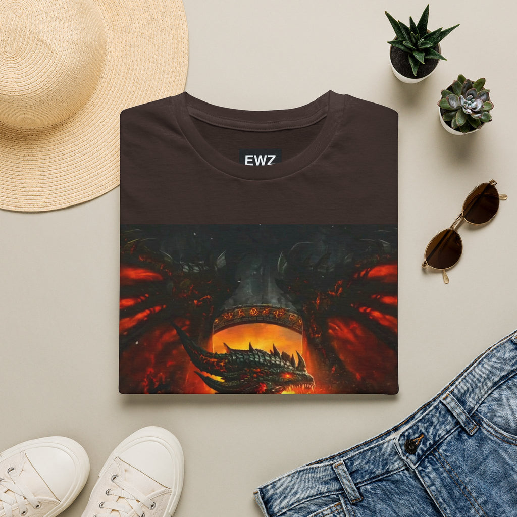 Dragon Fire T-Shirt — Fiery Dragon Face Graphic Tee
